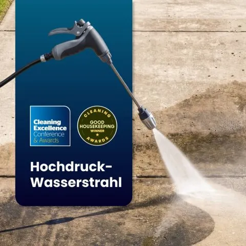 Jetterix Hochdruckwasserdüse für Gartenschlauch – Einfahrten, Terrassen, Autos reinigen ohne Hochdruckreiniger