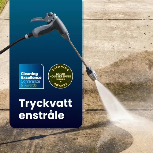 Jetterix högtrycksmunstycke för trädgårdsslang – rengör uppfarter, terrasser och bilar utan högtryckstvätt